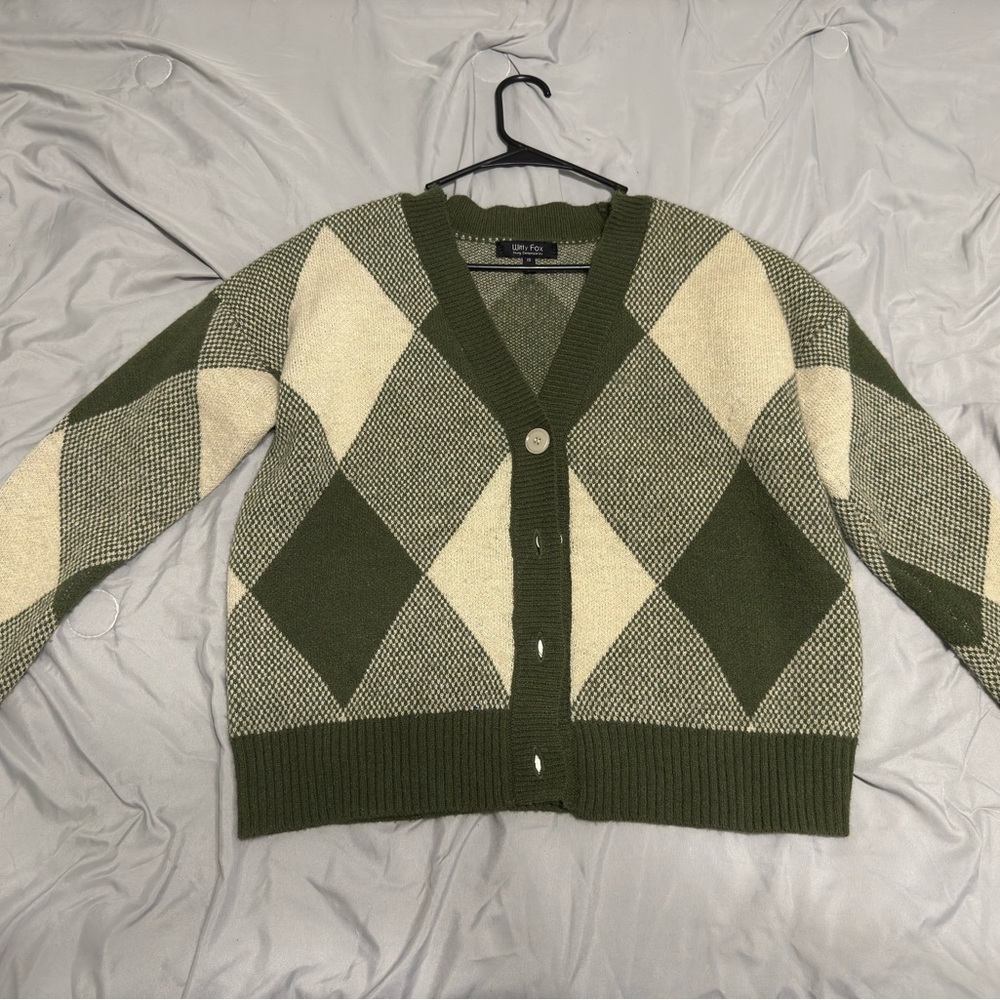 Green Cardigan